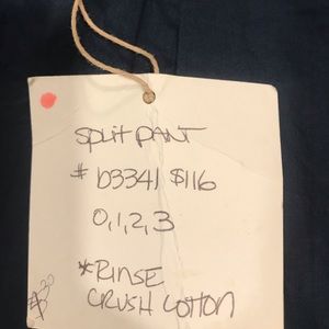 Blanque split leg pants